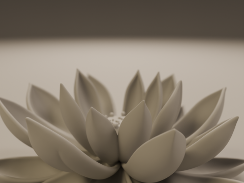 Lotus flower Modello di stampa 3D