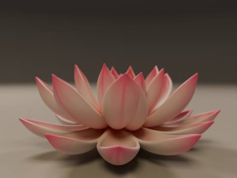 Lotus flower Modello di stampa 3D