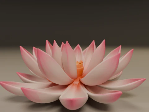 Lotus flower 3D Print Model