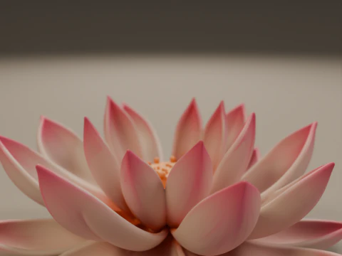 Lotus flower 3D Print Model