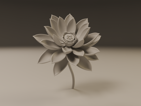 Lotus flower Modelo de Impressão 3D