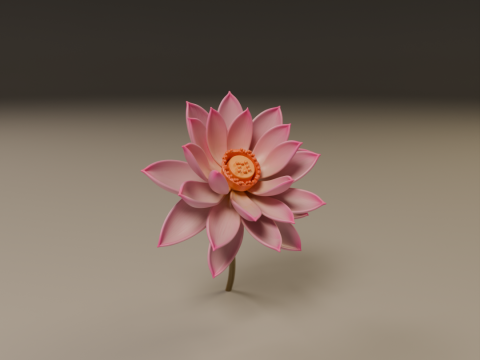 Lotus flower Modelo de Impressão 3D