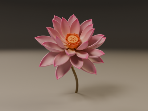 Lotus flower Modelo de Impressão 3D