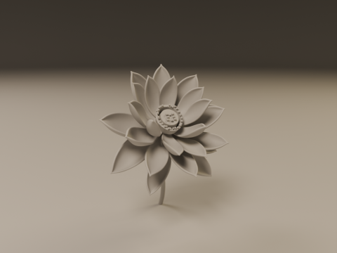 Lotus flower Modelo de Impressão 3D