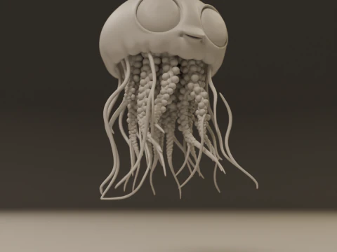 Jellyfish 3D Print Model