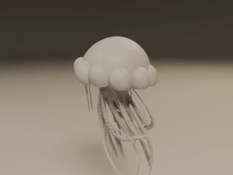 Jellyfish 3D Print Model
