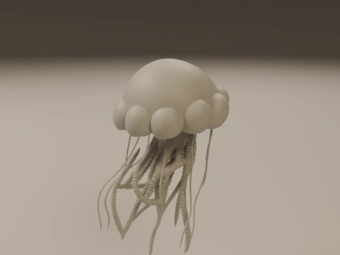Jellyfish 3D Print Model