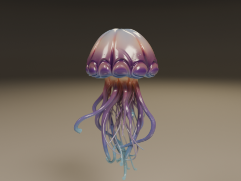 Jellyfish Model Cetak 3D