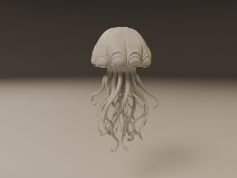 Jellyfish Model Cetak 3D