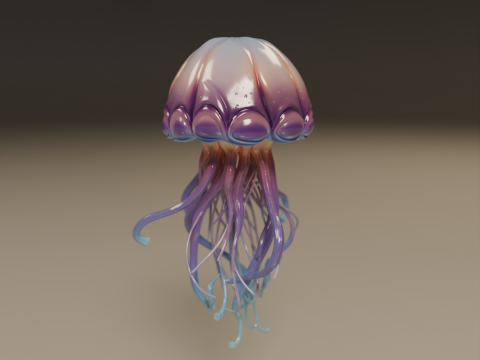 Jellyfish Model Cetak 3D