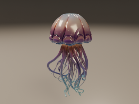 Jellyfish Model Cetak 3D