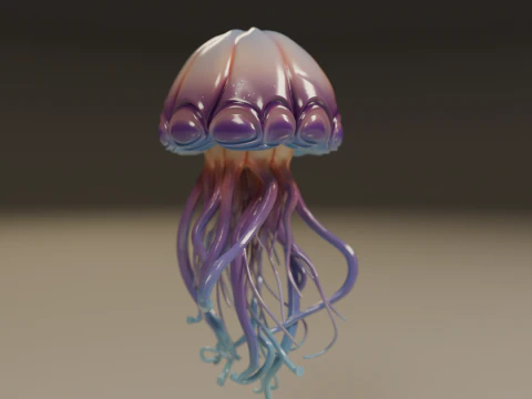 Jellyfish 3D Print Model