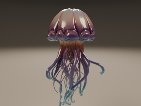 Jellyfish Model Cetak 3D
