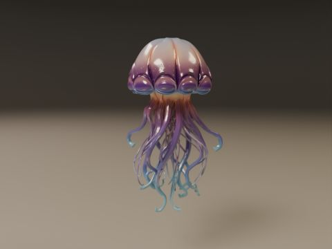 Jellyfish Model Cetak 3D
