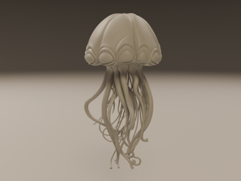 Jellyfish Model Cetak 3D