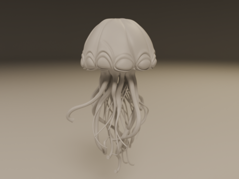 Jellyfish Model Cetak 3D