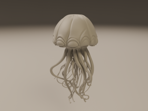Jellyfish Model Cetak 3D