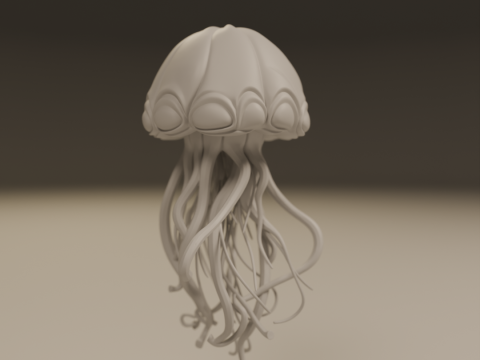 Jellyfish Model Cetak 3D