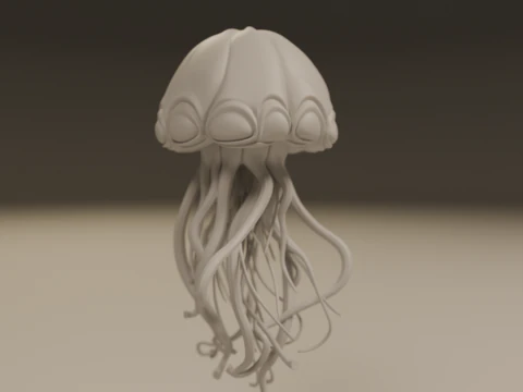 Jellyfish 3D Print Model