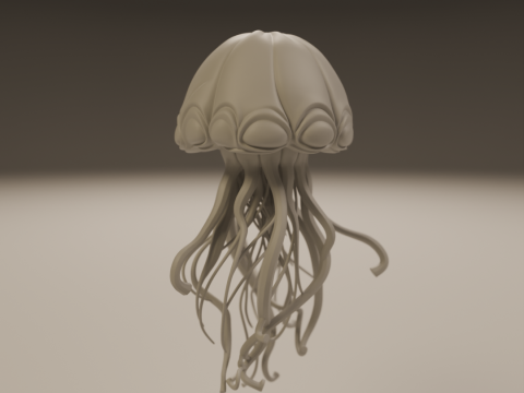 Jellyfish Model Cetak 3D