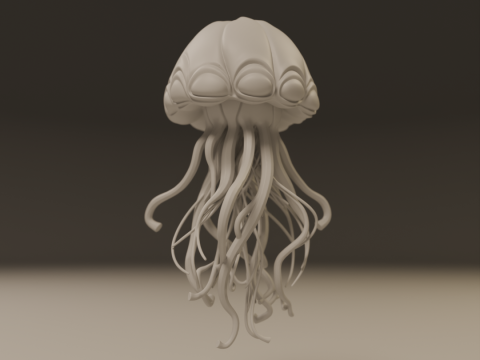 Jellyfish Model Cetak 3D