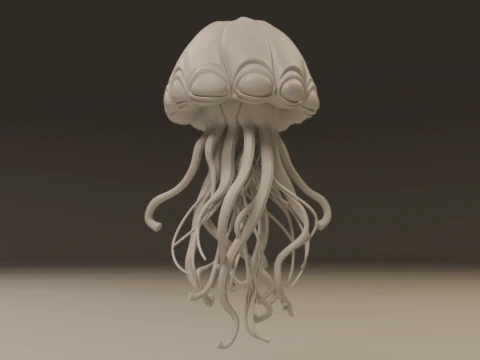 Jellyfish 3D Print Model