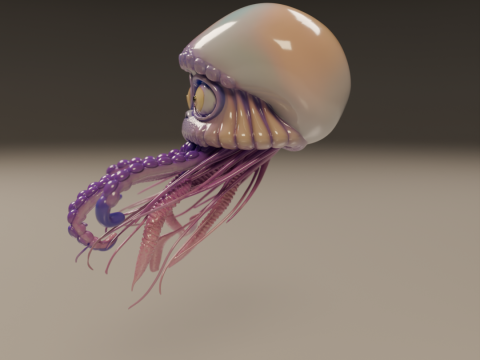 Jellyfish 3D 프린트 모델
