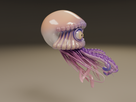 Jellyfish 3D 프린트 모델