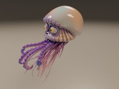 Jellyfish 3D 프린트 모델