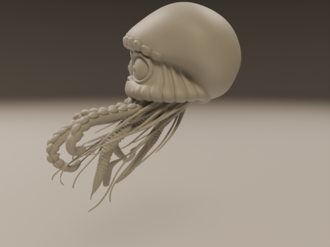 Jellyfish 3D 프린트 모델