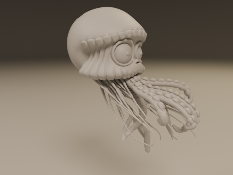 Jellyfish 3D 프린트 모델