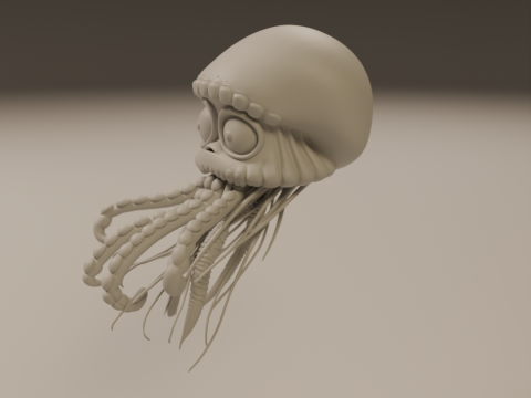 Jellyfish 3D 프린트 모델