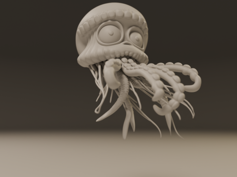Jellyfish 3D 프린트 모델
