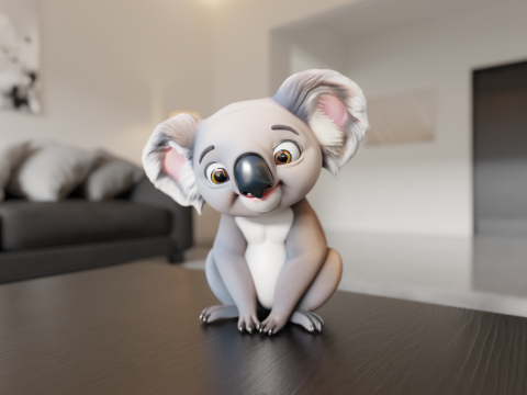 Koala 3D Print Model