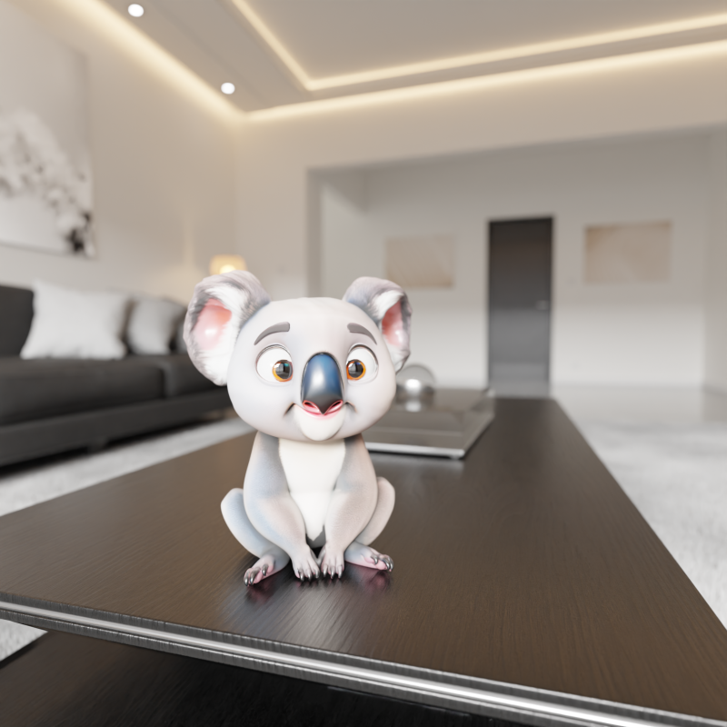 Koala 3D Druckmodell .c4d .max .obj .3ds .fbx .stl .blend