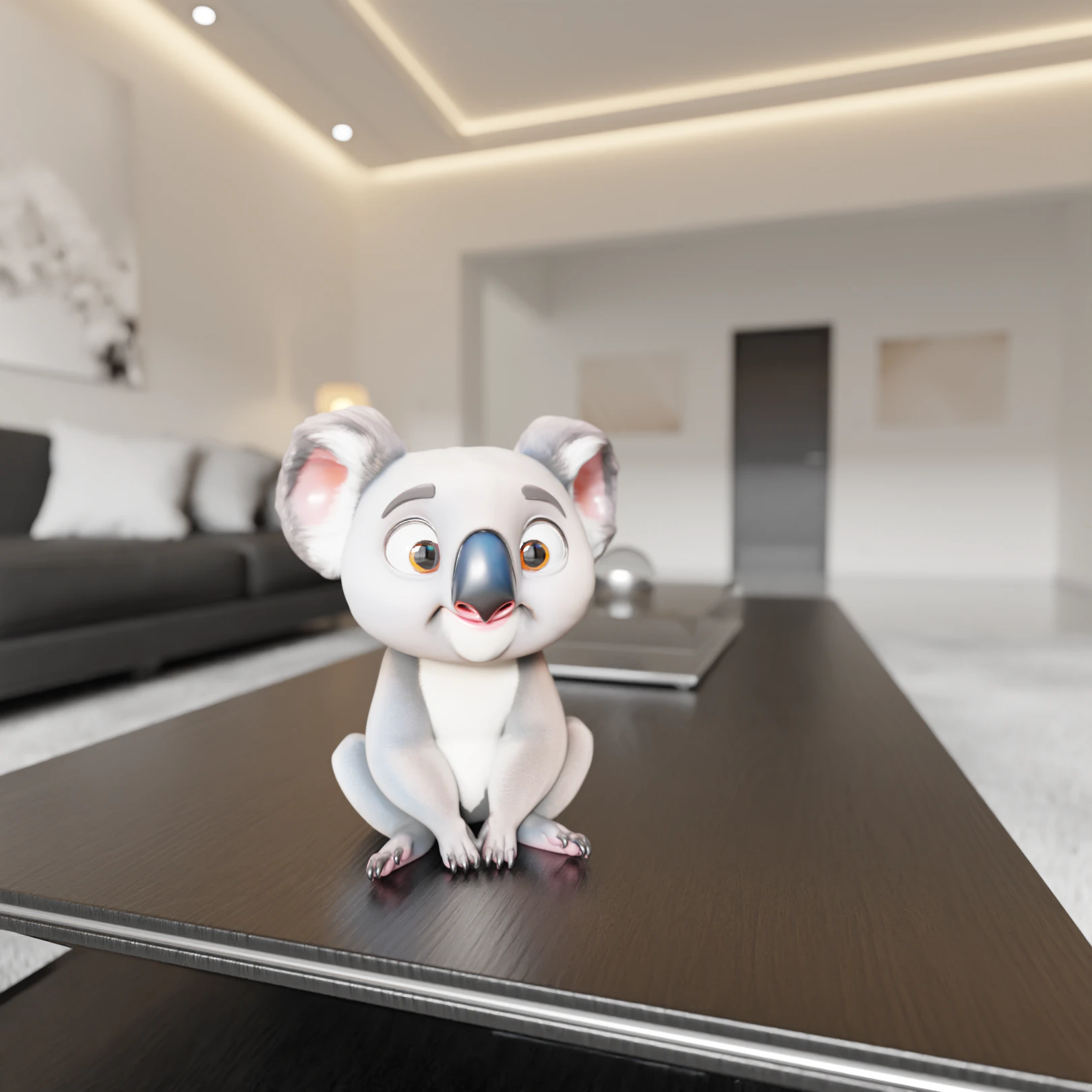 Koala 3D Print Model .c4d .max .obj .3ds .fbx .stl .blend 