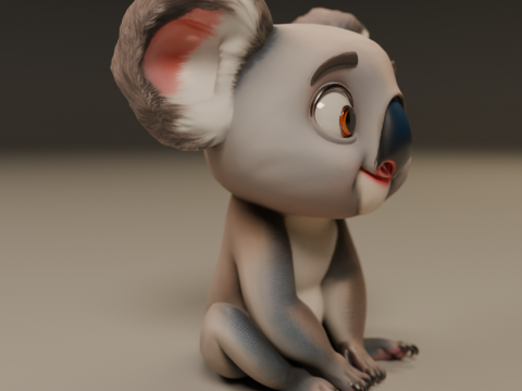 Koala 3D Druckmodell