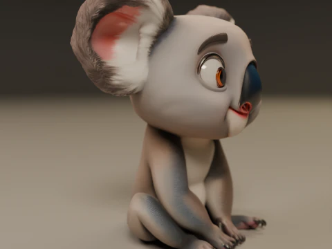 Koala 3D Print Model