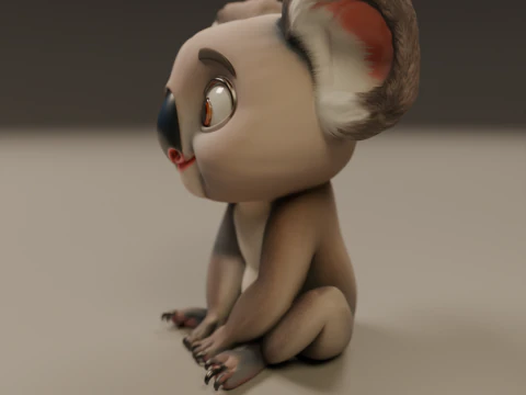Koala 3D Print Model