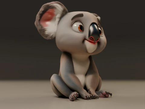 Koala 3D Print Model