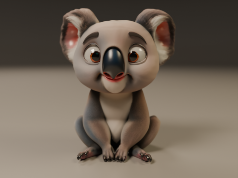 Koala 3D Druckmodell