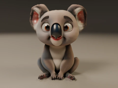 Koala 3D Print Model