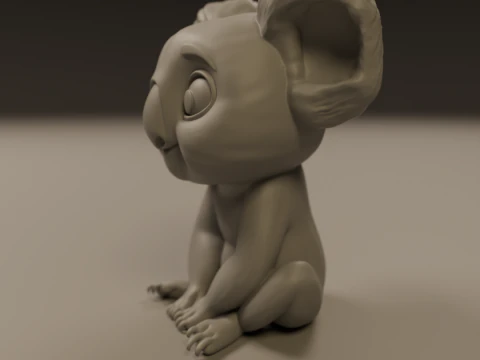 Koala 3D Print Model