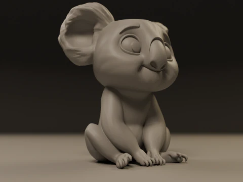 Koala 3D Print Model