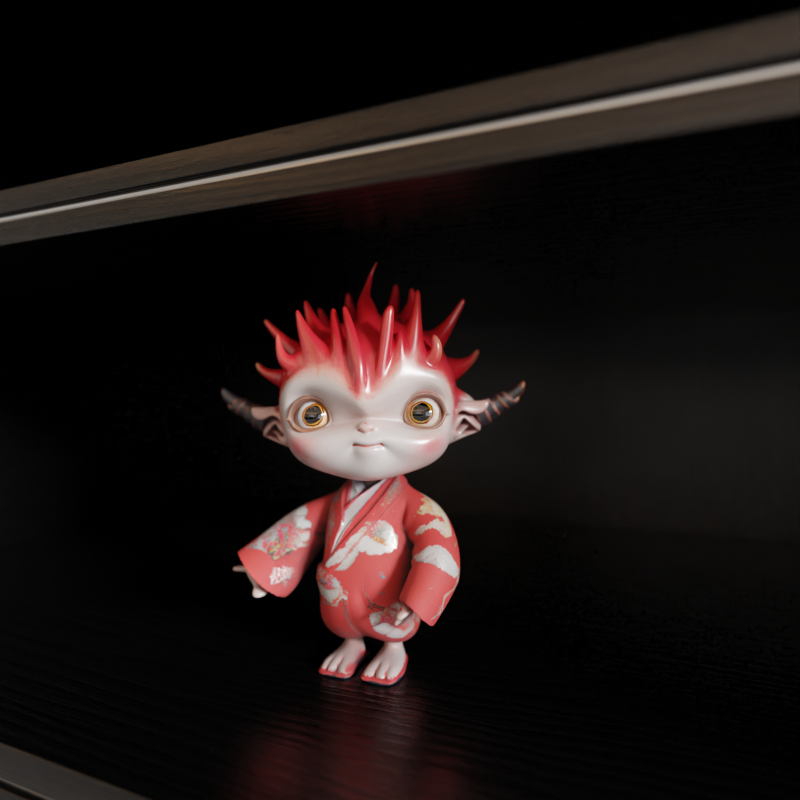Japanese oni 3D-Druckmodell .c4d .max .obj .3ds .fbx .stl .blend