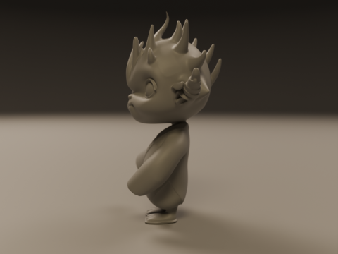 Japanese oni 3D-Druckmodell