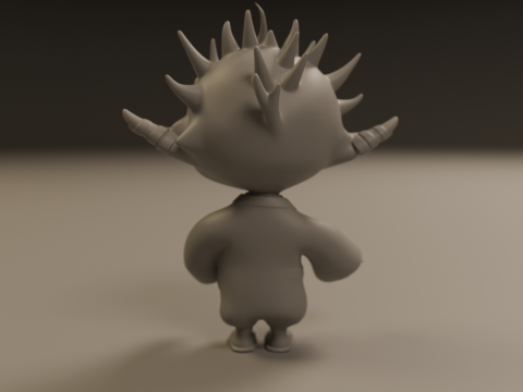 Japanese oni 3D-Druckmodell
