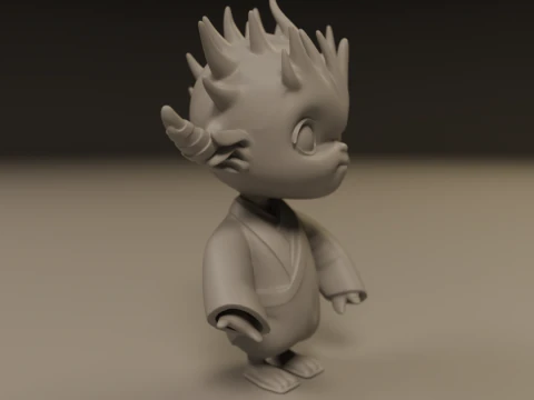 Japanese oni 3D Print Model