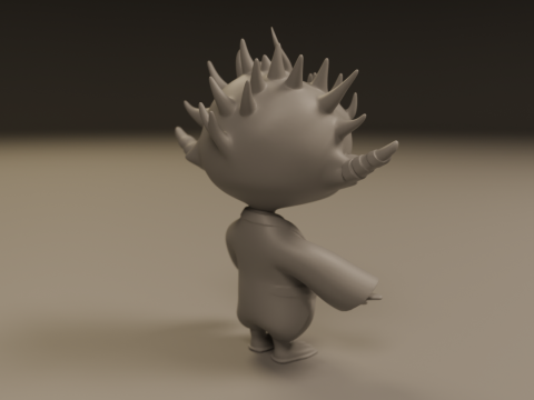 Japanese oni 3D-Druckmodell