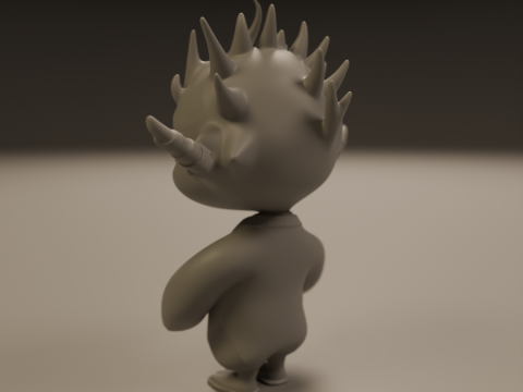 Japanese oni 3D-Druckmodell